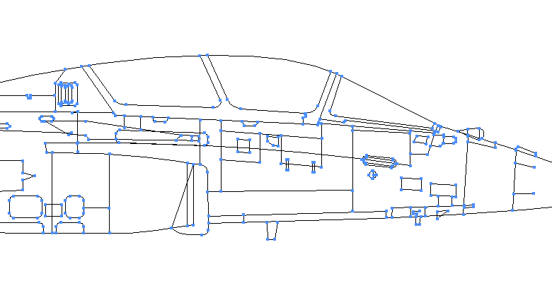 Blueprint d'avion (travail)