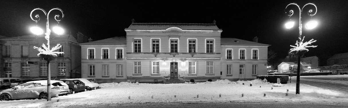 Mairie de Bessancourt sous la neige